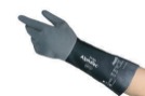 Gloves: Alphatec, Chemical Resistant, Neoprine/Nitrile, Black, 35cm